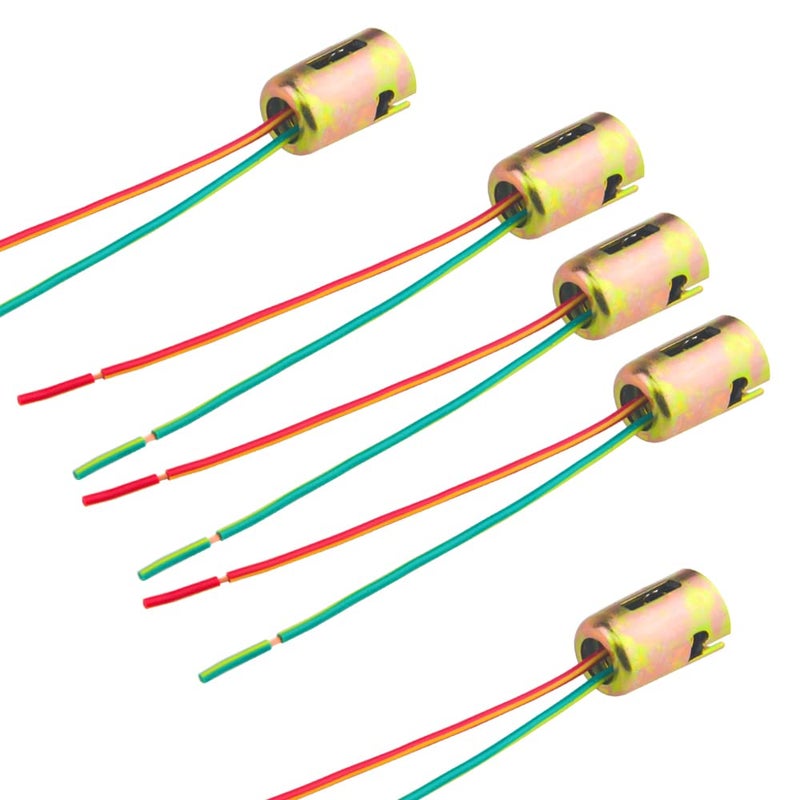 WMYCONGCONG 15 PCS DC 12V 1157 Brake Turn Signal Light Socket Wiring Harness Connector Plug Pigtail Adapter for Car Truck Light LED, Random color - Image 4